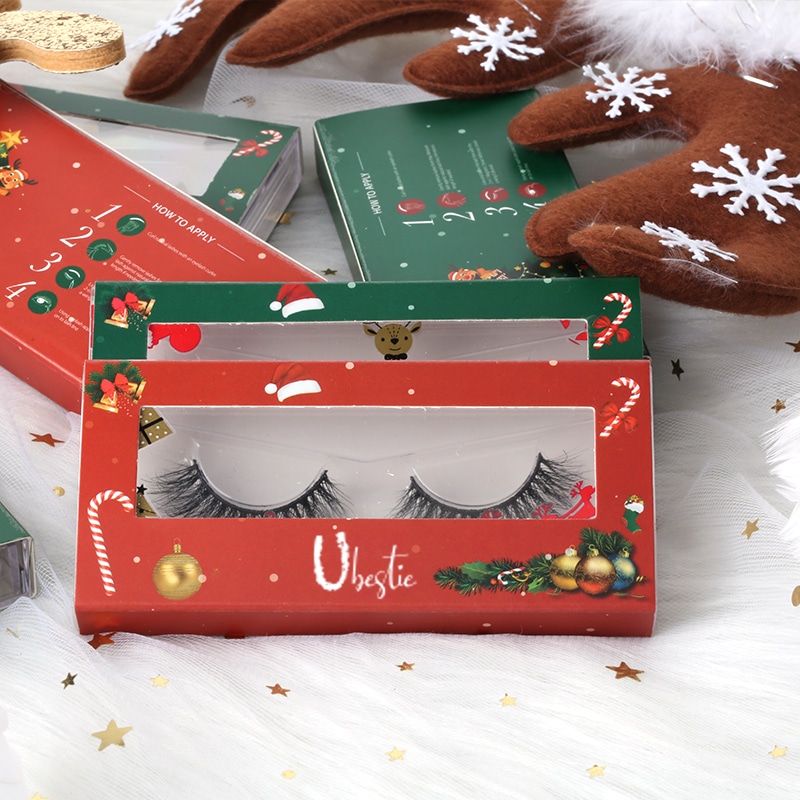 Christmas Eyelash Packaging